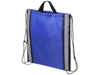 Рюкзак-мешок Savy со светоотражающими полосами по бокам, синий Рюкзак-мешок Savy со светоотражающими полосами по бокам, синий