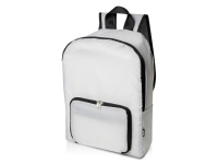 Складной рюкзак EcoFold объемом 15 л из переработанного ПЭТ-пластика - Белый Складной рюкзак EcoFold объемом 15 л из переработанного ПЭТ-пластика - Белый