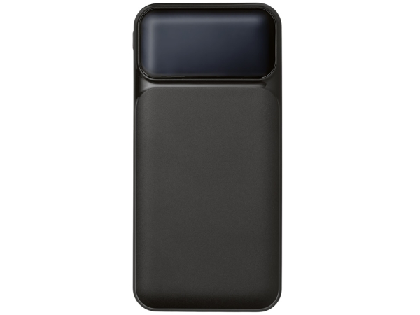 Подарочный набор "Tesla" с блокнотом А5, ручкой и пауэрбенком на 10 000 mAh, черный