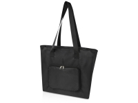 EcoFold Складная эко-сумка из RPET 16 л - сплошной черный EcoFold Складная эко-сумка из RPET 16 л - сплошной черный