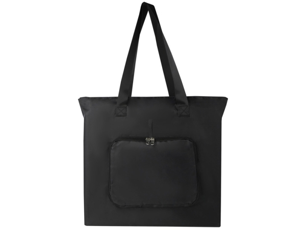 EcoFold Складная эко-сумка из RPET 16 л - сплошной черный