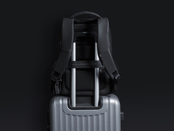 Водостойкий антикражный рюкзак Hipack для ноутбука 15.6", черный