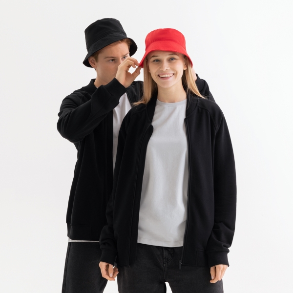 Толстовка на молнии унисекс TORRES NEO черная, размер XL