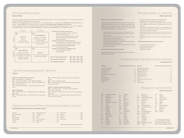 Ежедневник А5 датированный "Megapolis Color" 2026, синий
