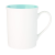 Керамическая кружка Astra, белый/аква