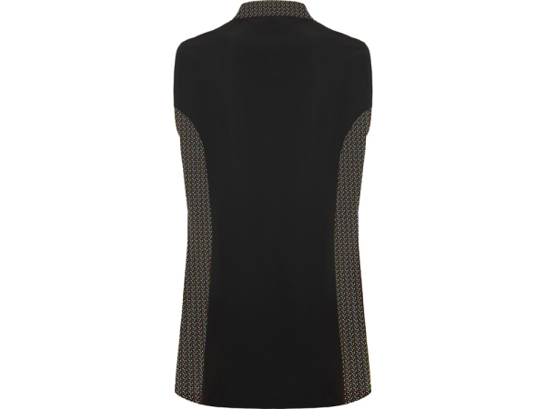 Жилет "Aldany", черный/геометрический принт
