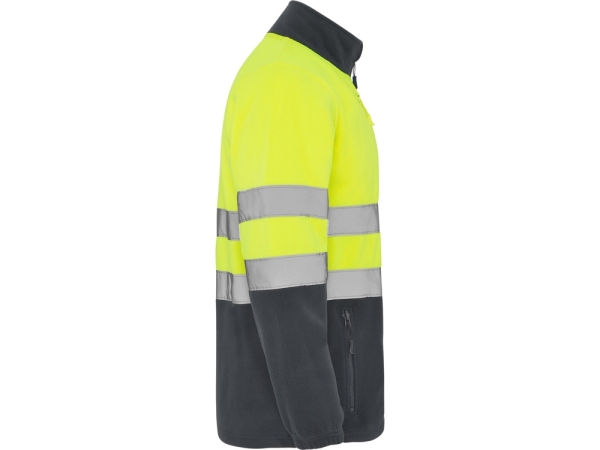 Флисовая куртка "Altair", свинцовый/неоновый желтый