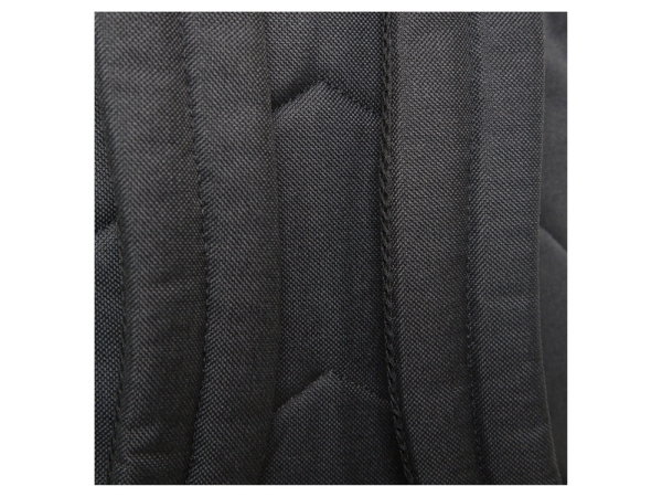 Рюкзак TORBER GRAFFI, черный с карманом коричневого цвета, полиэстер меланж, 42 х 29 x 19 см