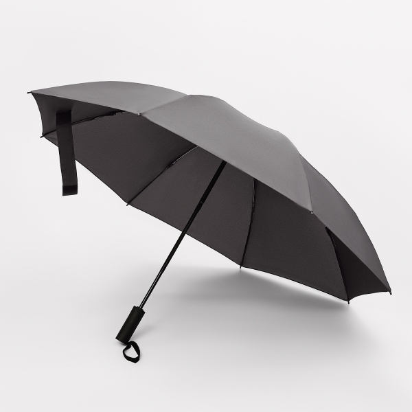 Зонт обратного сложения Olymp, серый