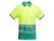 Рубашка поло "Atrio" мужская, лиственный/неоновый желтый