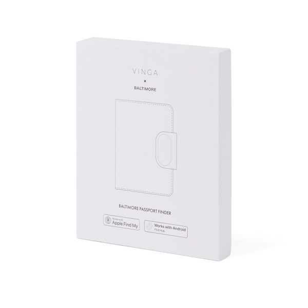 Обложка на паспорт VINGA Baltimore RCS с Bluetooth-трекером Dual