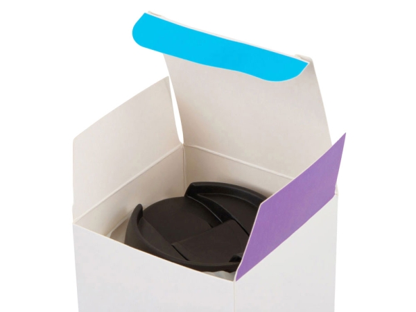 Термокружка "Double wall mug C1", soft touch, 350 мл, фиолетовый