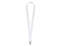 Ланъярд 2 см под сублимацию с трендовым карабином, черный