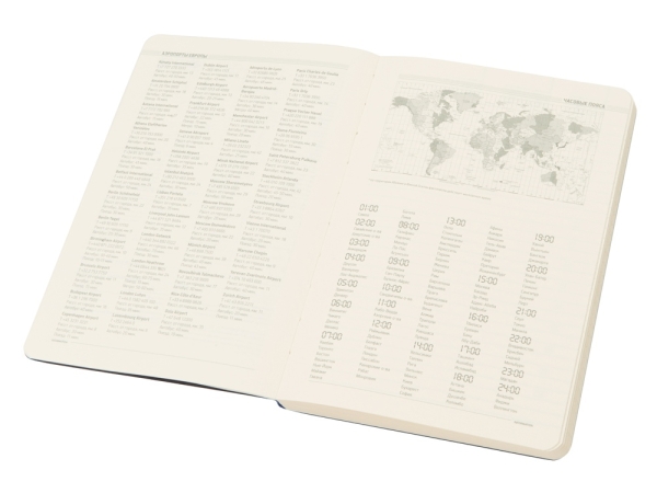 Ежедневник А5 недатированный «Megapolis Velvet Flex», темно-синий