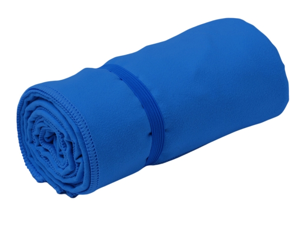 Легкое полотенце Gulpi  из микрофибры RPET с ремешком для складывания, 38*68 см, королевский синий