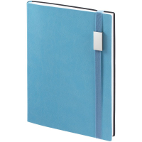 Ежедневник Vivian Metal, недатированный, голубой Ежедневник Vivian Metal, недатированный, голубой