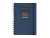 Ежедневник недатированный на гребне А5 "Pragmatic", темно-синий