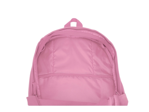 Рюкзак Shammy с эко-замшей для ноутбука 15", пыльно-розовый