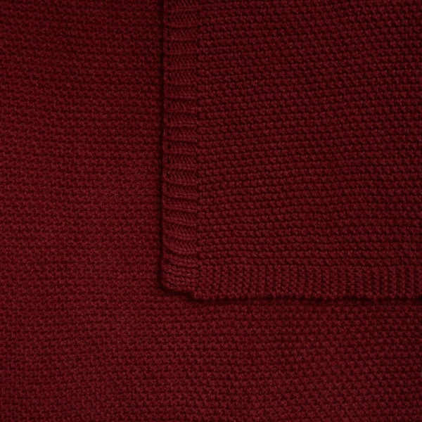 Плед Longview, темно-красный (винный)