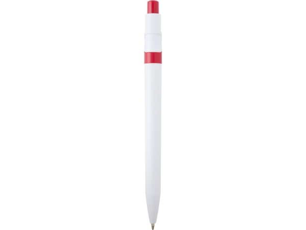 Unica шариковая ручка из переработанной пластмассы - Красный (синие чернила)