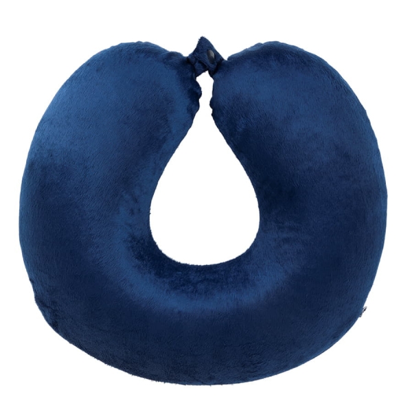 Подушка дорожная  "SOFT"; memory foam, микрофибра,серый