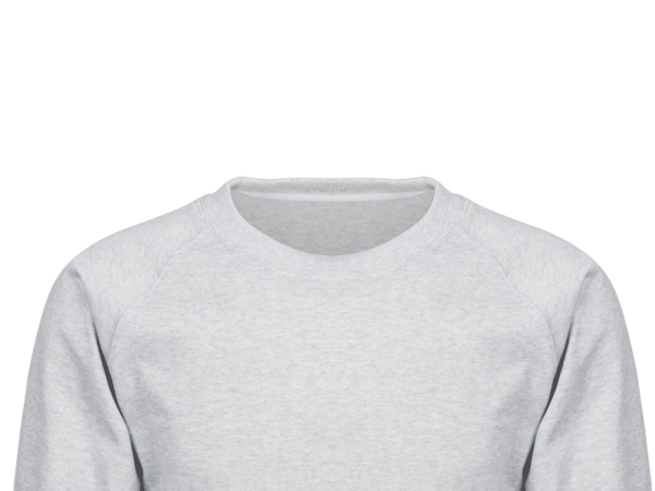 Свитшот оверсайз с рукавом реглан «Belgrade», унисекс, серый меланж