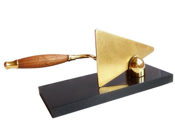 Набор бокалов для вина MOON&SUN (2шт), золотой и серебяный, 22,5х24,8х11,9см, стекло