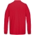 Рубашка поло унисекс с длинным рукавом Pacific LSL, красная