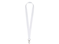 Ланъярд 2 см под сублимацию с трендовым карабином, серебристый