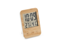 Метеостанция CELSIUS с лицевой стороной из бамбука, бежевый/белый Метеостанция CELSIUS с лицевой стороной из бамбука, бежевый/белый