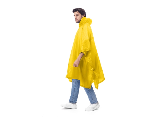 Пончо «Hawaii» c чехлом унисекс, желтый