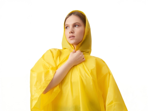 Пончо «Hawaii» c чехлом унисекс, желтый