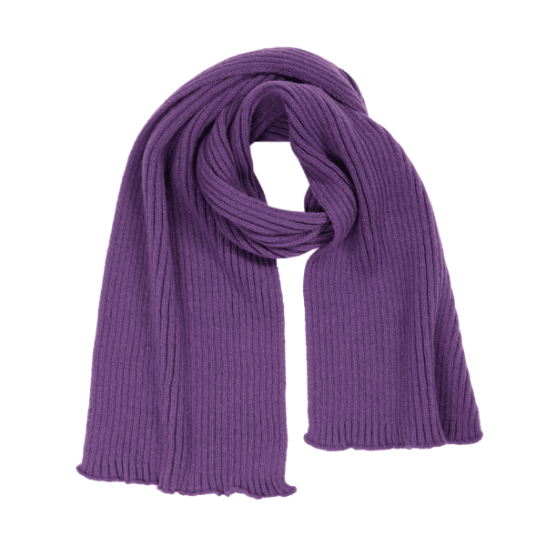 Шарф Forges вязаный, фиолетовый