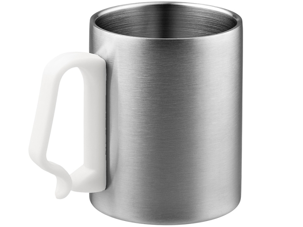 Стальная кружка с двойными стенками "Climber Max", 450 мл, белый