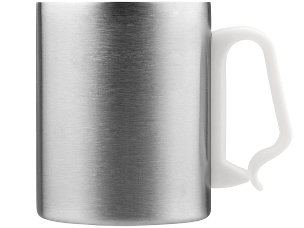 Стальная кружка с двойными стенками "Climber Max", 450 мл, белый