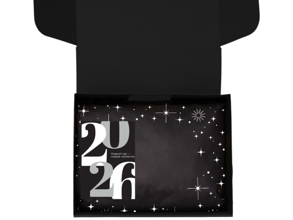 Подарочный набор с туркой, кофе и термокружкой, красный