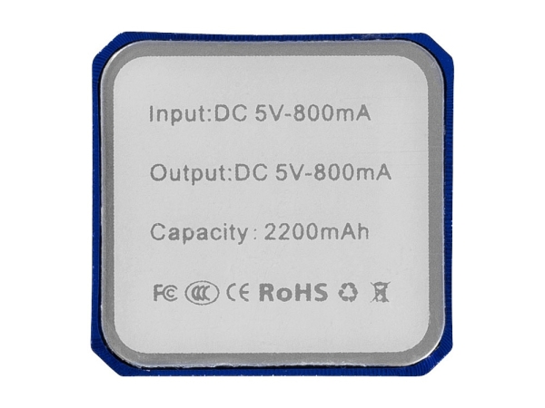 Портативное зарядное устройство "Volt", синий классический