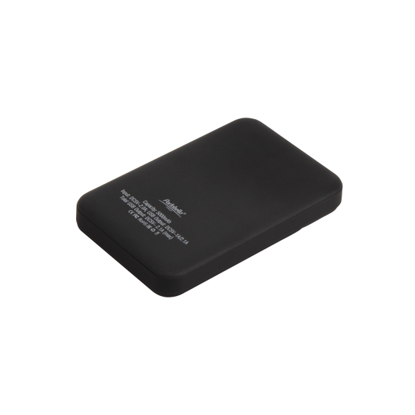 Внешний аккумулятор с подсветкой Скайлайн (Skyline), 5000 mAh, черный