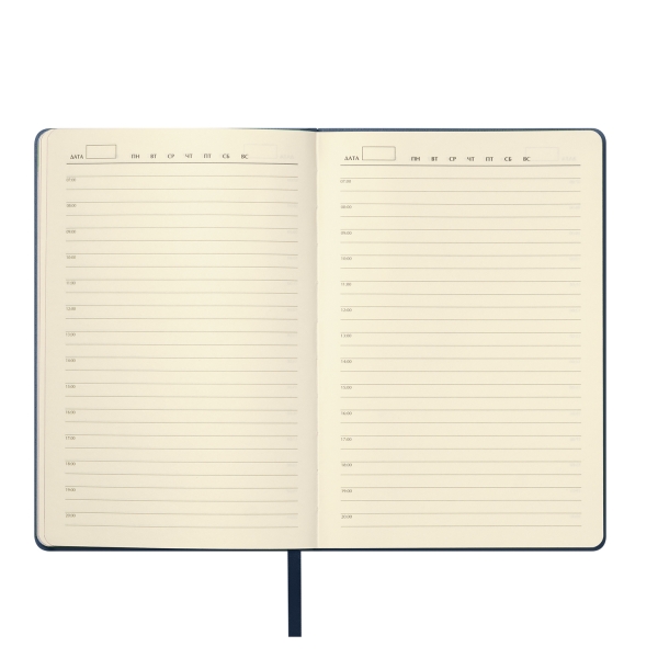 Ежедневник Молто (Molto) недатированный, синий (без упаковки, без стикера)