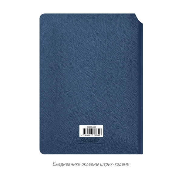 Ежедневник Молто (Molto) недатированный, синий (без упаковки, без стикера)