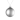 Оформительский шар Finery, 8 см, матовый серебристый