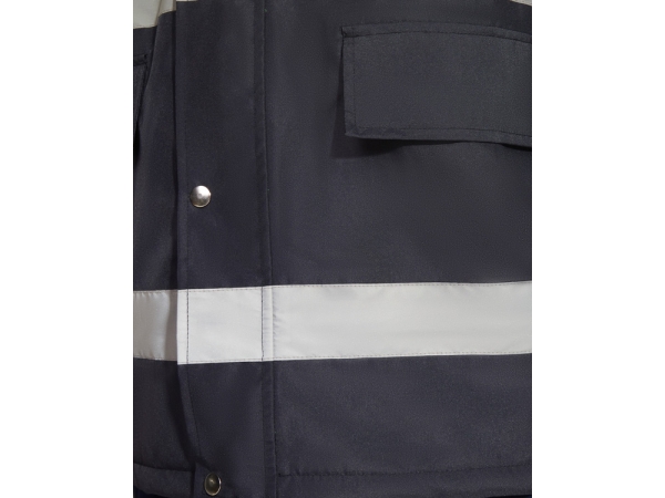 Парка "Merak" мужская, нэйви/неоновый желтый