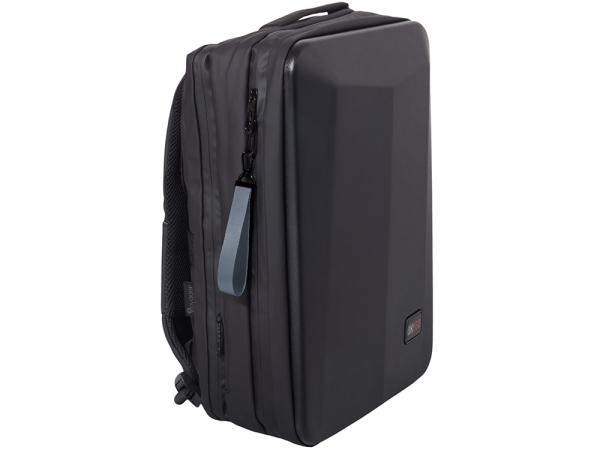 Ремувка с черным карабином "Summit", 2 см, серый/ченый