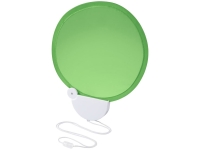 Складной вентилятор (веер) Breeze со шнурком, лайм/белый Складной вентилятор (веер) Breeze со шнурком, лайм/белый