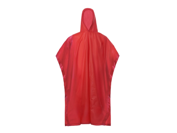 Пончо «Hawaii» c чехлом унисекс, красный