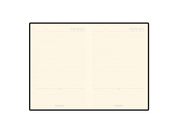 Ежедневник А5 недатированный «Chelsea», бордовый (золотистый кант и срез)