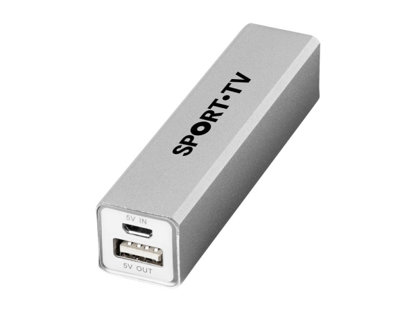 Портативное зарядное устройство "Volt", серебристый