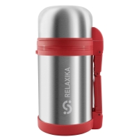 Термос для еды и напитков Relaxika 1000, стальной Термос для еды и напитков Relaxika 1000, стальной