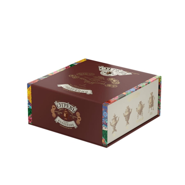 Коллекция подарочная Сугревъ: 2 вида чая и 2 вида варенья.