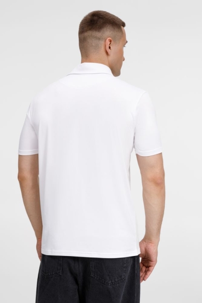 Рубашка поло унисекс Senti, белая